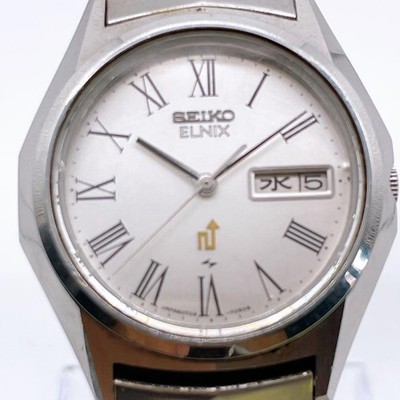 SEIKO ELNIX 0703 7070 working white dial