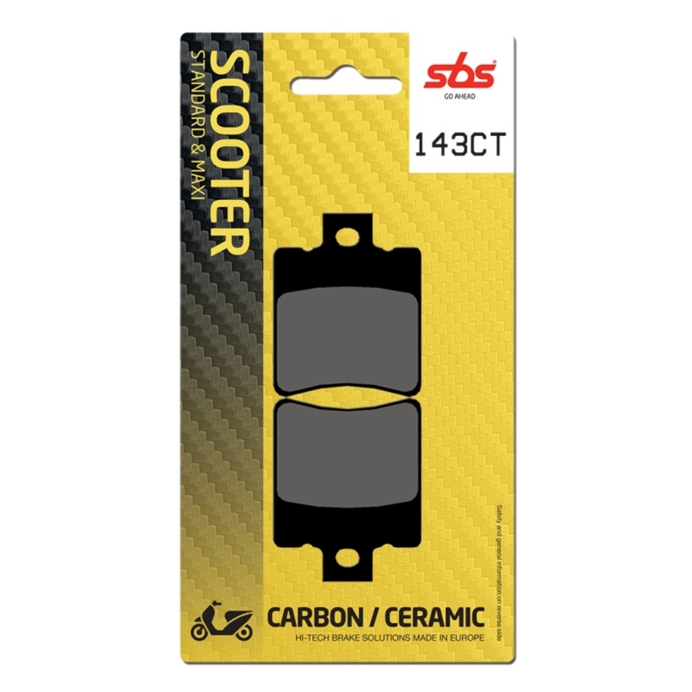 SBS P143-CT Brake Pad For Motorcycle Spare Parts Accessories Replacement Parts