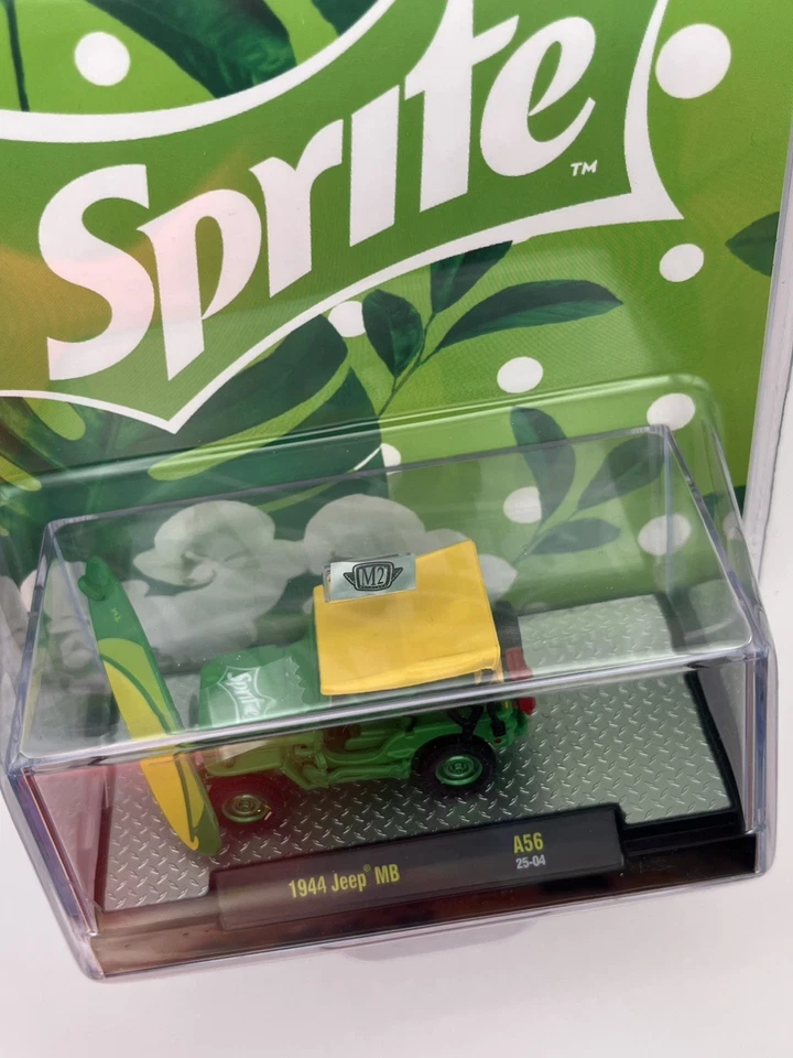 💥💥M2 Machines 1944 Jeep MB - Sprite CHASE Green Chrome , 1 Of 750💥💥 - Image 3 of 4