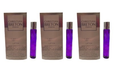 [3-Pack] Christian Breton Eye Priority LIFTOX  Eye Serum  w Roll On 0.30 fl oz