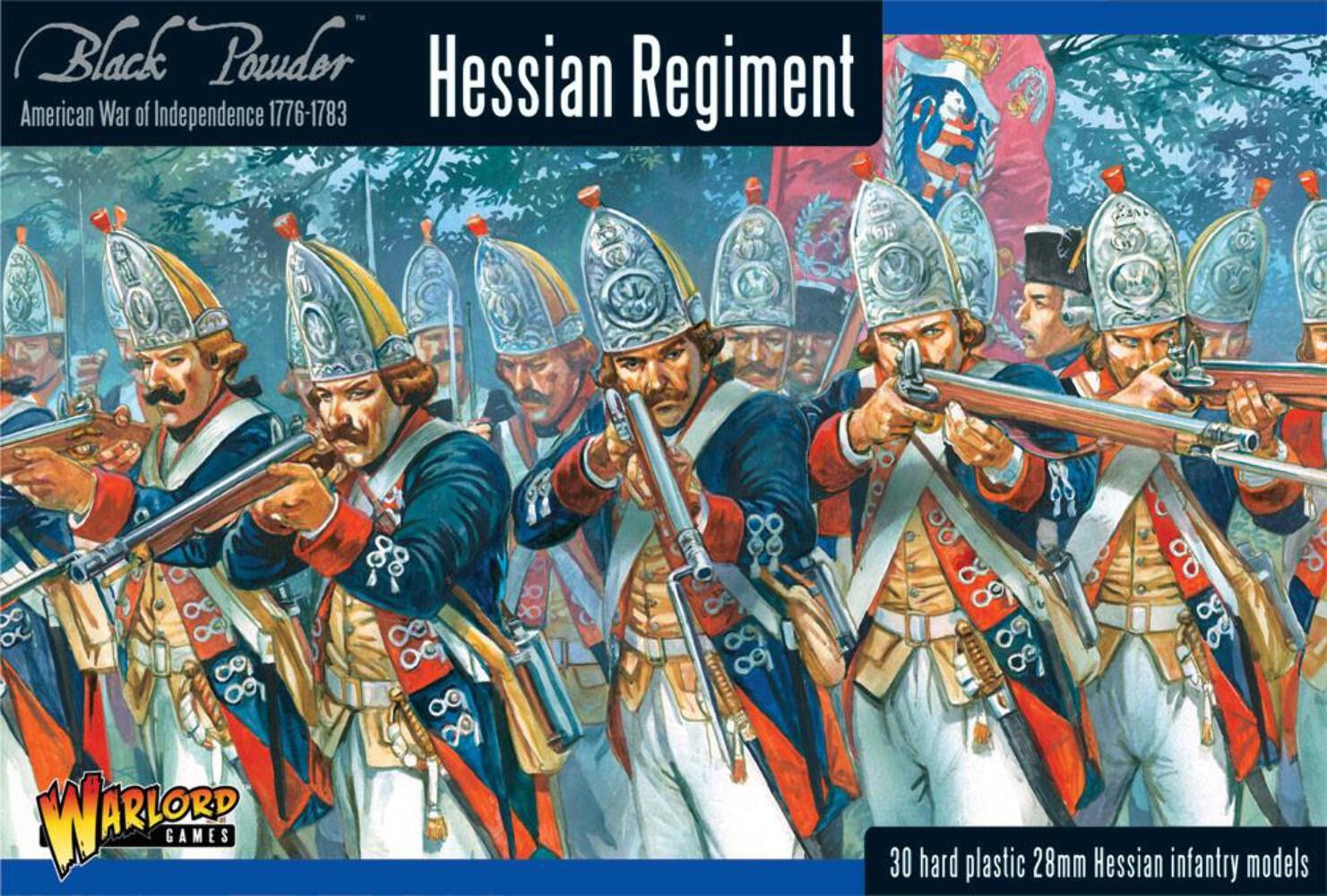Black Powder - Hessian regiment (Plastic Box) - Warlord Games