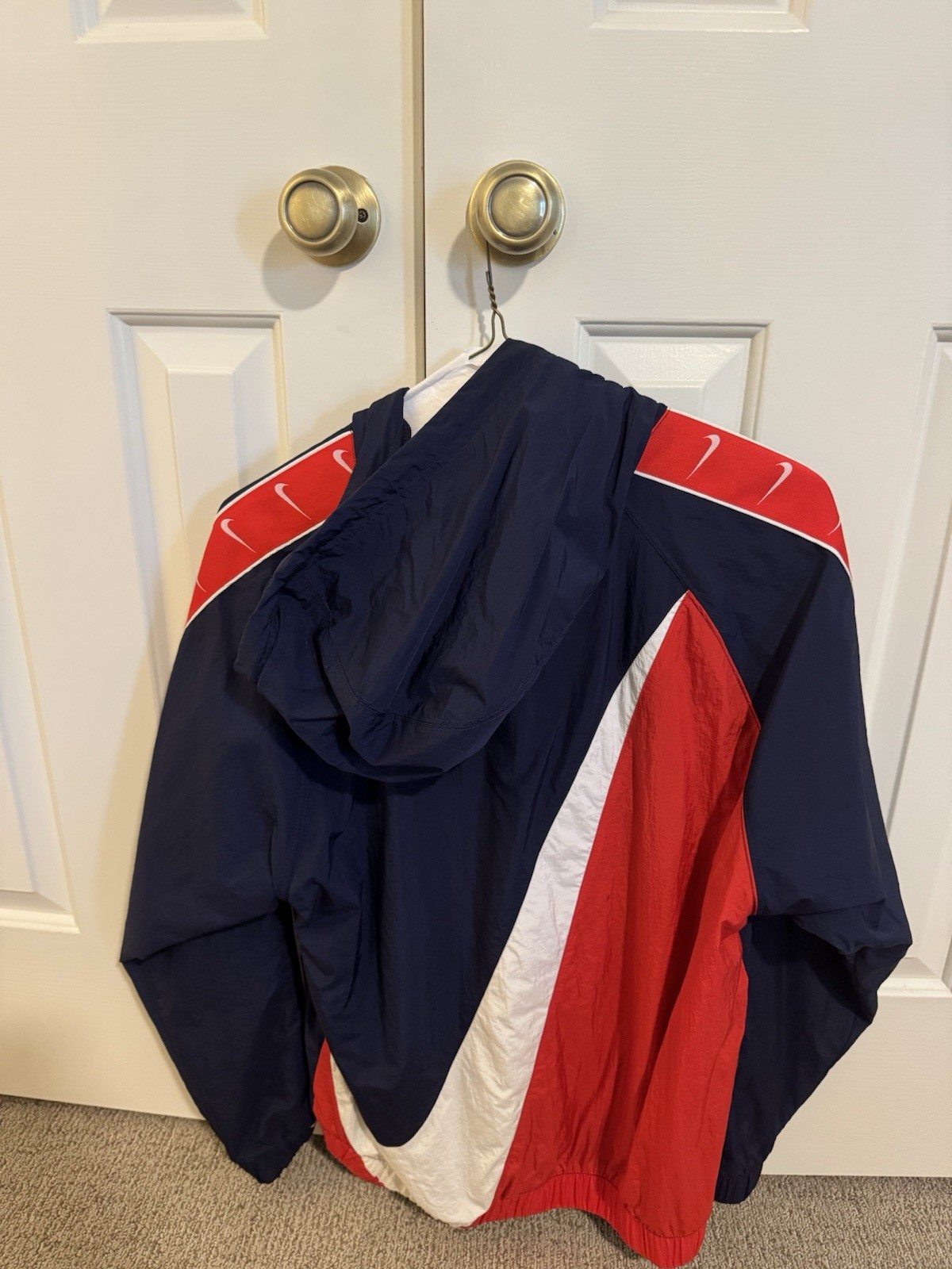 Nike Windrunner Jacket Red Full Zip Windbreaker H… - image 2