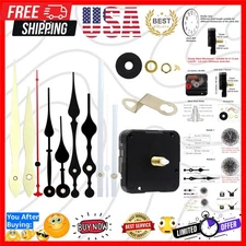 12888 Quartz DIY Wall Clock Movement Mechanism Repair Parts Replacement Kit S...