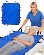 SPRING SEAON Patient Positioning Bed Pad with Handles   Transfer Slide Sheet...