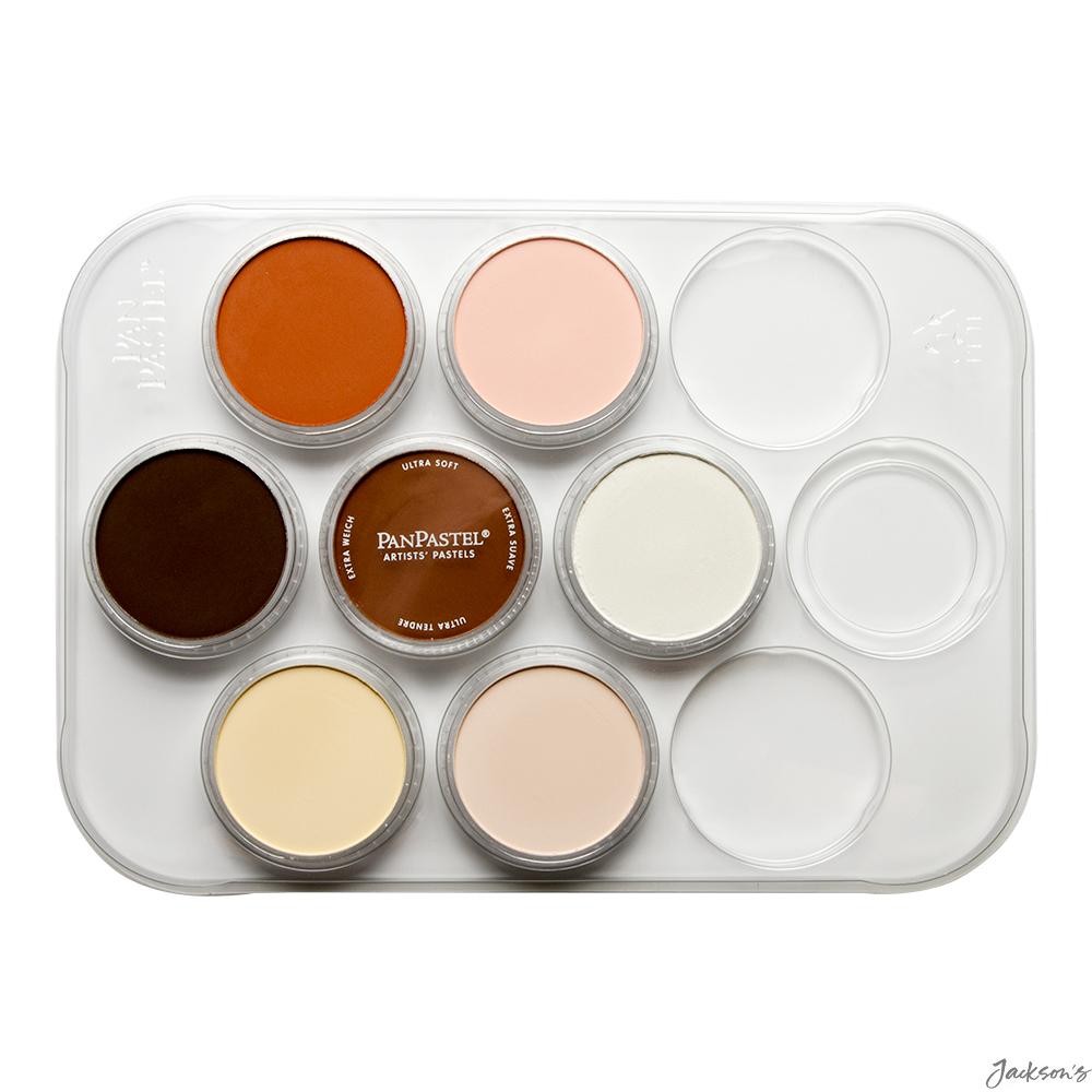 PanPastel Skin Tones Pastel Palette Set 7 Colours With Sofft Tools