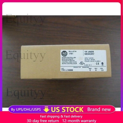 New Factory Sealed AB 1761-L16BBB MicroLogix1000 16 Point Controller US Free Tax