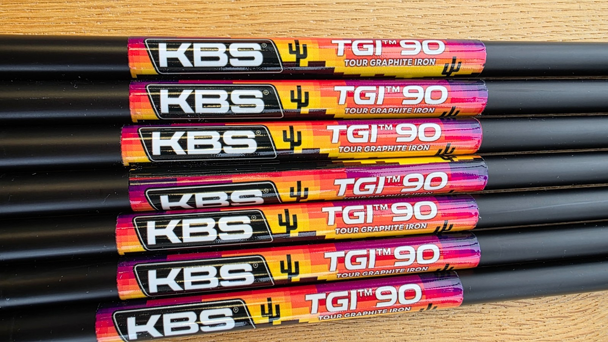 KBS TGI 90 Special Desert Edition Label Covers Stiff 7Pc Iron