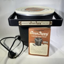 Vintage Presto GranPappy Electric Deep Fryer #05410 Missing Scoop