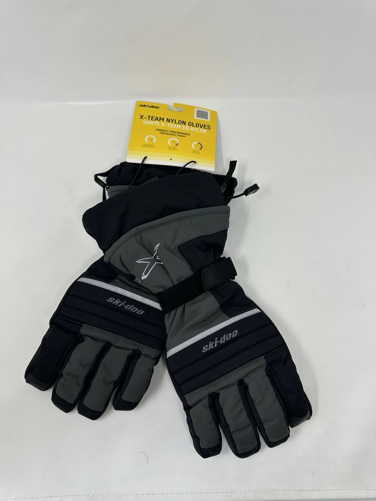 Ski-Doo X Team Nylon Snow Gloves Mens 2XL Grey Black New wTags
Opens in a new window or tab