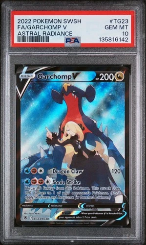 PSA 10 Garchomp V TG23/TG30 Astral Radiance Pokemon