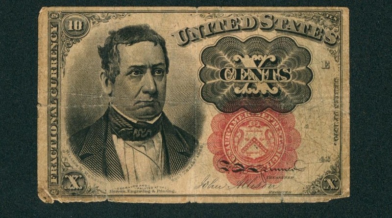 10¢ Fourth Issue Fractional Note ** PAPER CURRENCY AUCTION