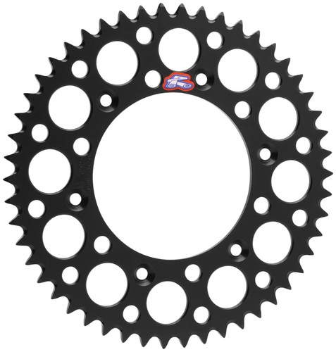 Renthal 112U-520-51GEBK Ultralight Rear Sprocket - Black - 51T Black
