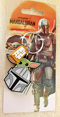 Brandneu in Verpackung neu Star Wars The Mandalorian Schlüsselanhänger Key Child PRECIOUS BOUNTY