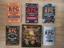 Ultimate RPG Book + Heroes' Feast D&D Cookbook Book LOT NEVER READ NMEVER OPENED
