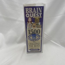 Vintage RARE Brain Quest 1500 Questions  Answers Deck 1 2, 6th Grade