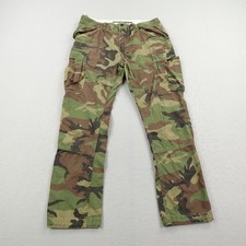 Polo Ralph Lauren Pants Mens 32x30 Cargo Woodland Camo Utility Military Surplus