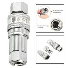 1 Jeu de coupleurs hydrauliques raccord rapide G14 pour raccords en acier carbon