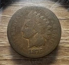 1875 Indian Head Cent - Actual Coin Shown - Free Shipping & Tracking INV#85