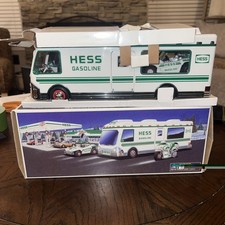 1998 Hess Truck Recreation Van w/ Dune Buggy and Motorcycle NEW in box