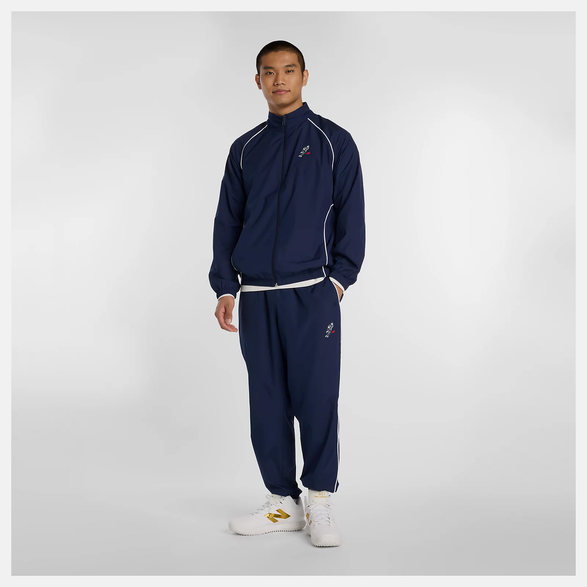 New Balance Shohei Ohtani Training Woven Jacket Navy MJ61P3WGTNV
