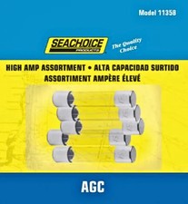 Seachoice 5Pc High Amp Agc Glass Fuses