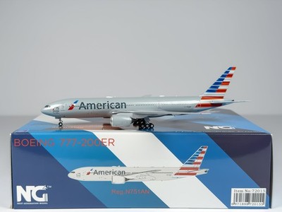 航空機・ヘリコプター American Airlines B777-200ER 1:400 American Airlines Boeing 777-200ER 1:400 NG Models N751AN (72015