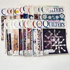 Quilter  s Newsletter Magazines 1998 1999 Lot of 20 Quilting Vintage Hobby