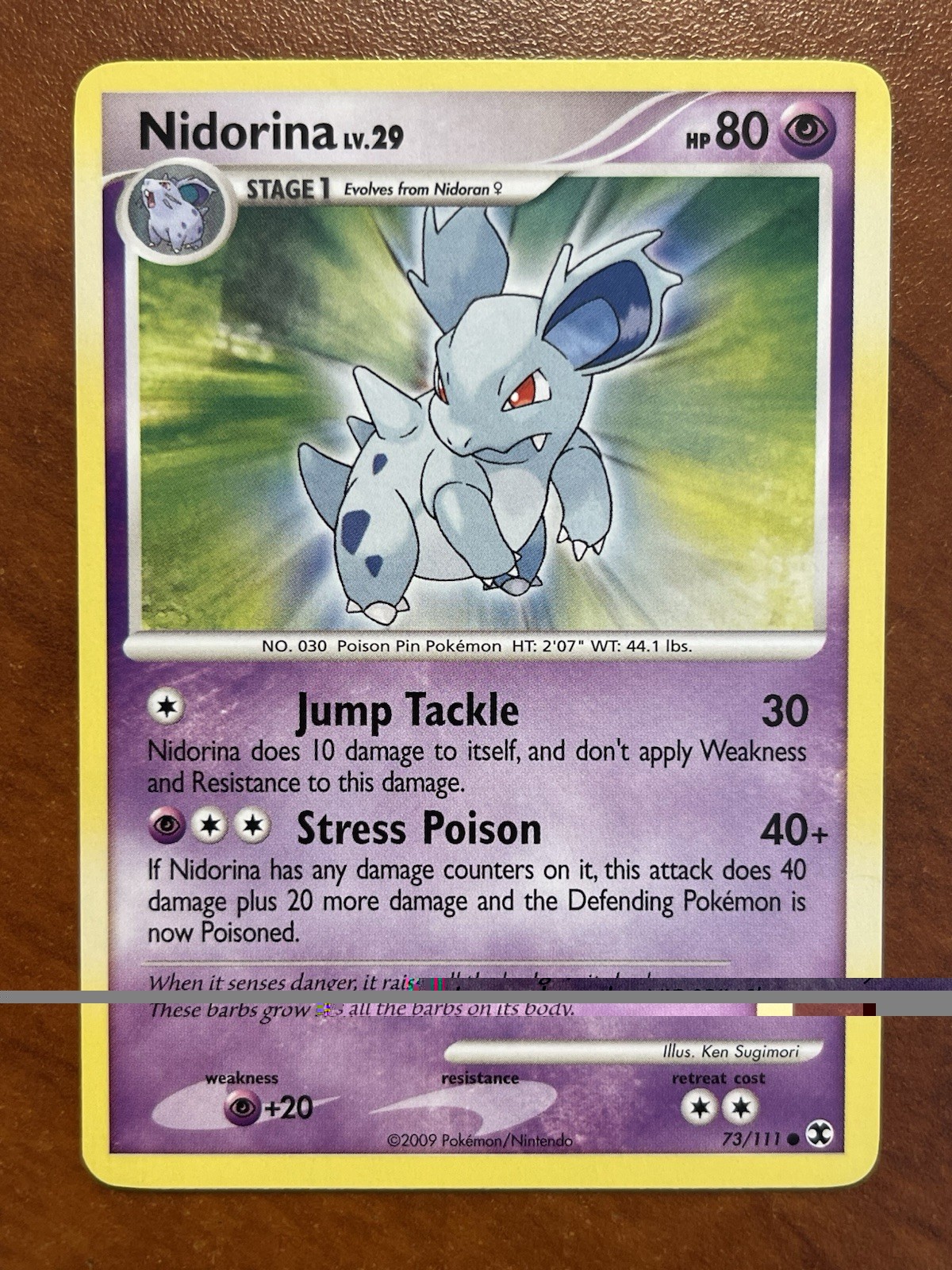 Pokémon-Nidorina-Rising Rivals-73/111-LP