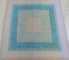 VINTAGE WOMEN'S 100 PURE SILK SILK SCARF 1489 82cm x 88cm
