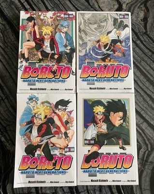 Boruto - Naruto Next Generations Manga Lot Volumes 1-4