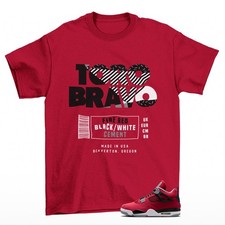 Sneaker Label Shirt Red to Match Jordan 4 Toro FQ8138-600