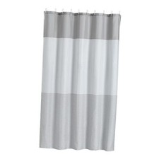 Polyester RV Shower Curtain, Fluorine-Free Waterproof, Taupe Horizontal