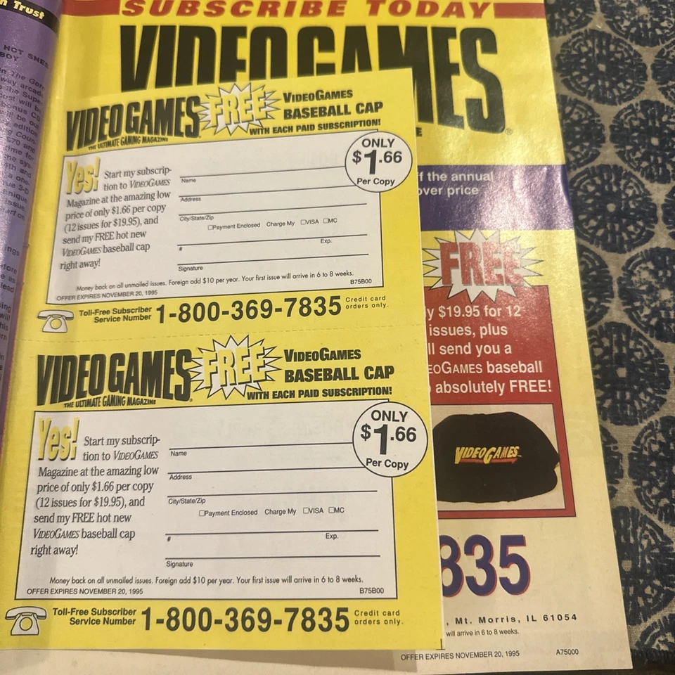 Video Games The Ultimate Gaming Magazine July 1995 Mortal Kombat 3 - Image 3 of 4