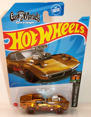 2023 HOT WHEELS DREAM GARAGE 5/5 '68 CORVETTE GAS MONKEY SUPER