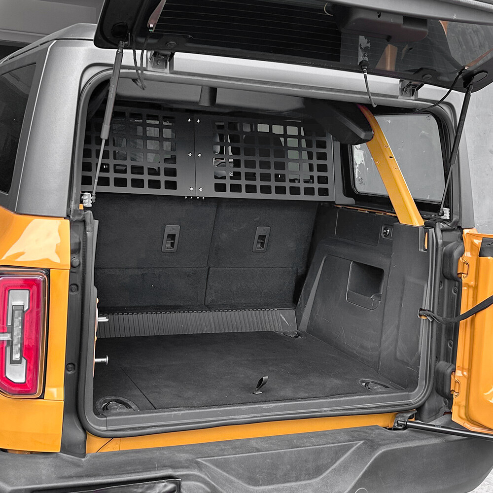 Car Rear Cargo Trunk Pet Barrier Heavy Duty for 2021-25 Ford Bronco 4-Door