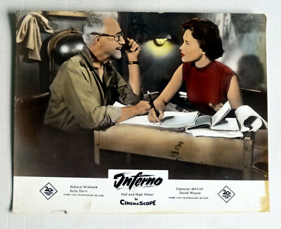 INFERNO * Richard Widmark - AUSHANGFOTO #3 EA German L C ´54 DARVI MITCHELL