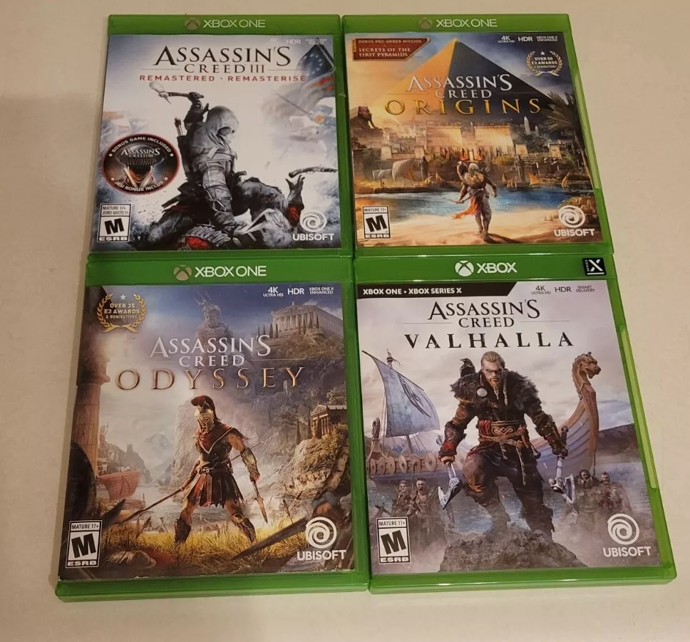 Assassin's Creed: III Remastered/Origins/Odyssey/Valhalla (Xbox One)