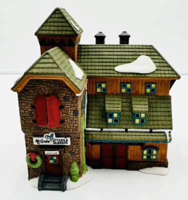 Dept 56 Heritage New England Village McGrebe Cutters & Sleighs #5640-5 Tested