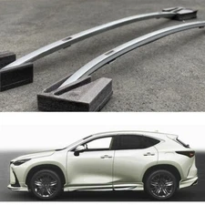 forLexus NX 2022-2024 silver Top Roof Rack Luggage Carrier Rail Strip 2pcs