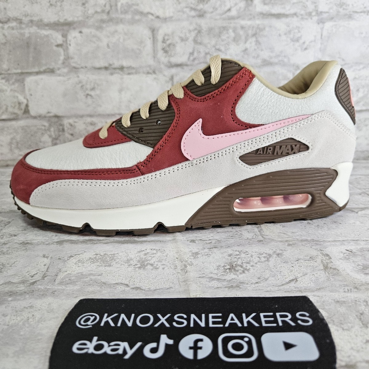 Nike Air Max 90 NRG Bacon 2021 Sail Medium Brown CU1816 100  display picture 1