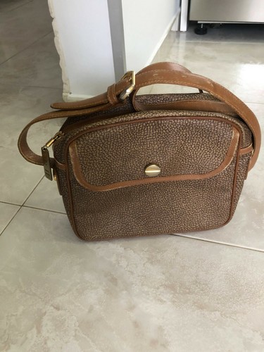 Borsa Borbonese Made in Italy Vintage Tracolla Handbag Bourse Redwall | eBay