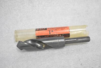 AJAX INDUSTRIES HIGH SPEED STEEL DRILL BIT 1'' INCH SIZE, 6'' INCH OAL, 1/2'' SHANK