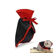 Pet Halloween Vampire Cloak for Cats and Small Dogs Cosplay Costume