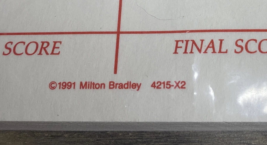 De Colección Milton Bradley 1991 Celebrity Taboo Marcador Rojo Pieza de Repuesto  Foto 4 de 4