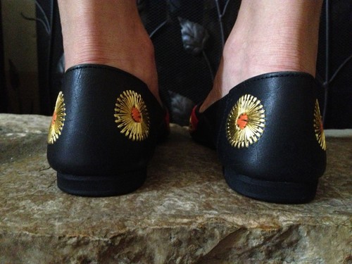 Zapatos decorativos negros para mujer Venus Steps talla 6,5M 6,5B tacón de 1/2 - Imagen 11 de 12