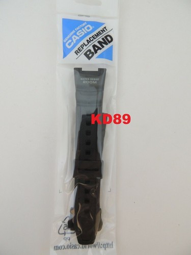 Bracelet De Montre Casio Authentique - Caoutchouc Noir - Réf SGW-500H-1BV - Neuf