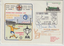 MANSFIELD TOWN FC - DAVE SMITH - SIGNED - " LEAGUE MATCH " ENVELOPE