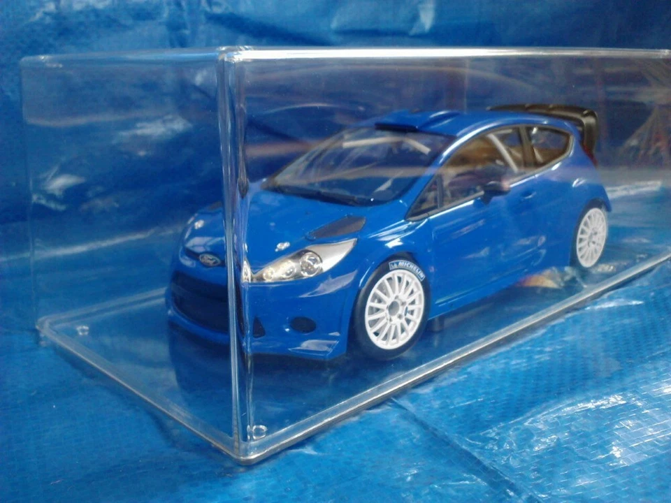 10X Trasparente Vetrina Acrilico Modellino F1 & Rally Auto Impilabile 1/18 1/24 - Immagine 4 di 4