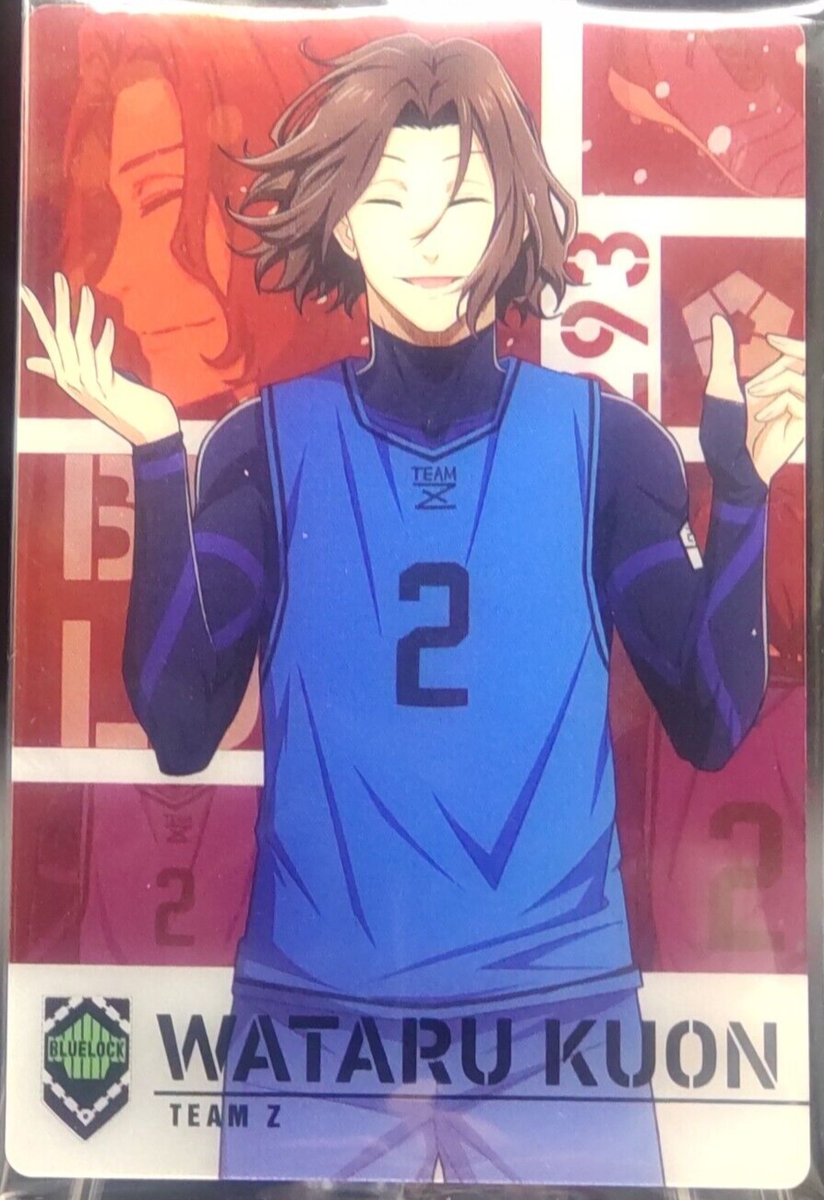 Wataru Kuon Blue Lock Wafer Card TCG Bandai New Football Soccer