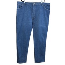 Vintage 90’s Bristol Blue Denim Jeans USA Made Men’s Size 46X30 Straight Leg